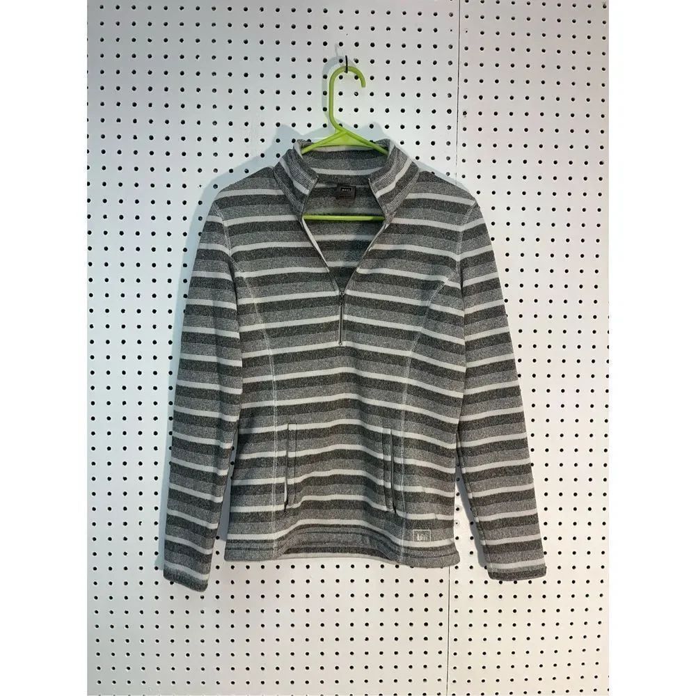 REI striped pullover sweatshirt